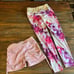Justice Dance Active Set Tank Top, Sports Bra, Leggings, Shorts size 12/14