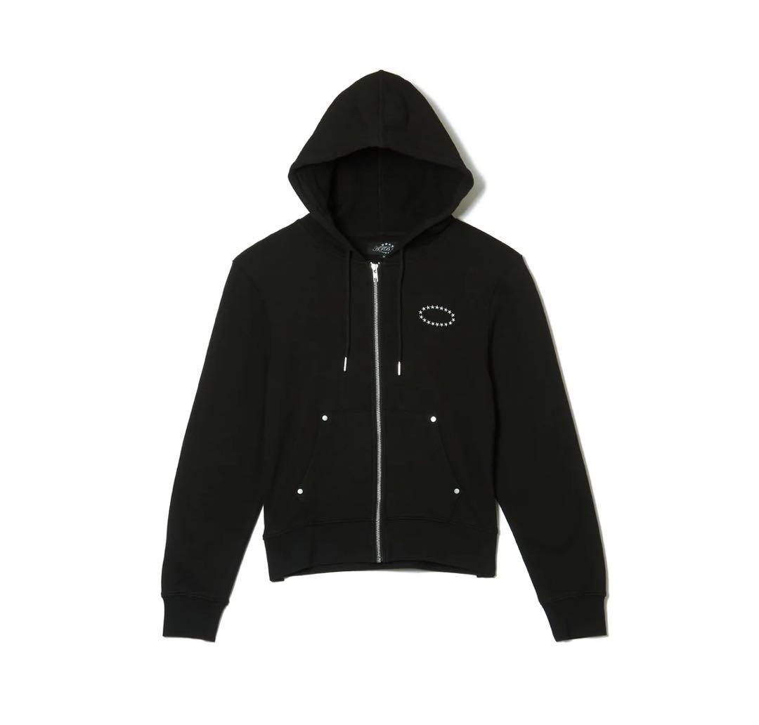 AEB STAR ZIP HOODIE, Black, Size M