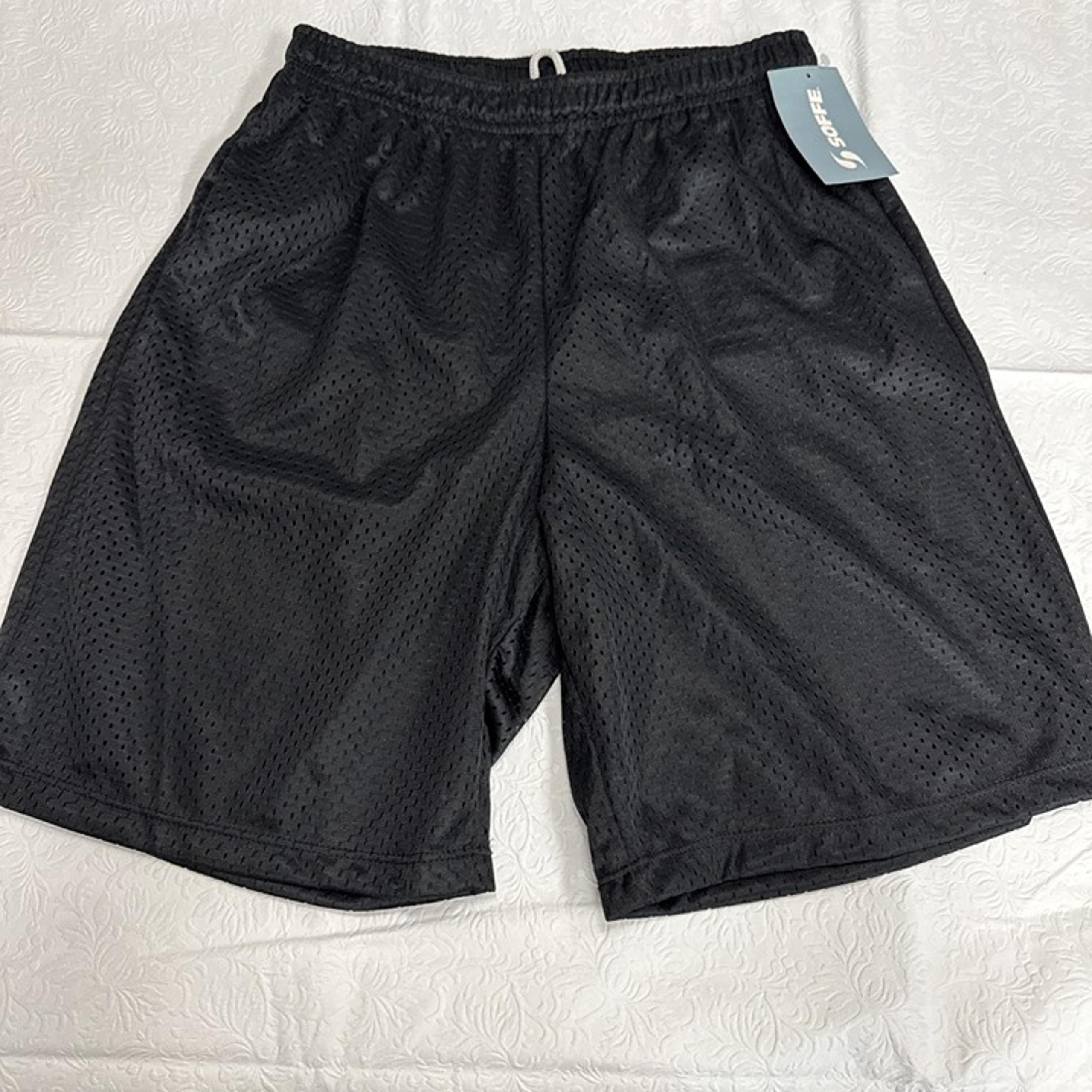 Men’s Size Small Soffe Shorts Black Pull On Drawstring