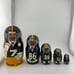 Pittsburgh Steelers NFL Roethlisberger Sport Hand Painted Wooden Nesting Doll