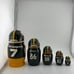 Pittsburgh Steelers NFL Roethlisberger Sport Hand Painted Wooden Nesting Doll