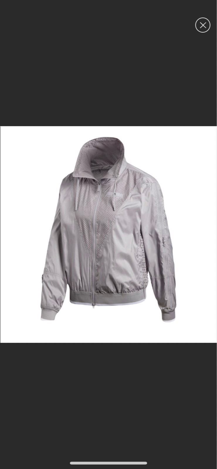 Stella McCartney Barricade Training Jacket Women - Grey, White Small