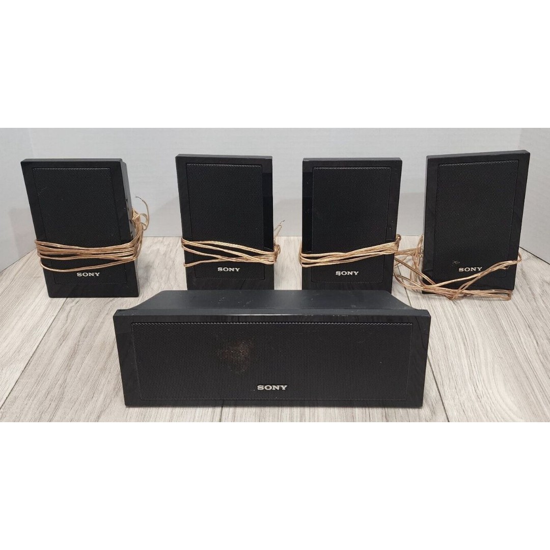Sony Surround Sound System Set of 5 Speakers SS-TS102 (x4) & SS-CT101 Center