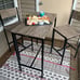 Haotian Dining Table with 2 Stools - Natural