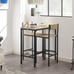 Haotian Dining Table with 2 Stools - Natural