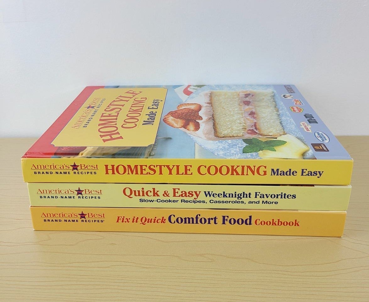 Bundle of 3 Cookbook of America's Best B