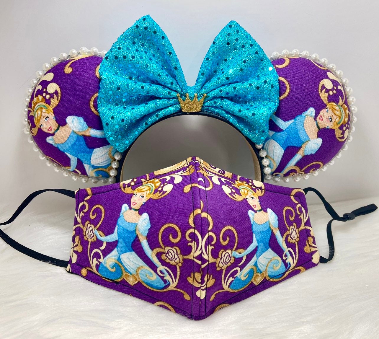 Minnie ears mask adult set Cinderella