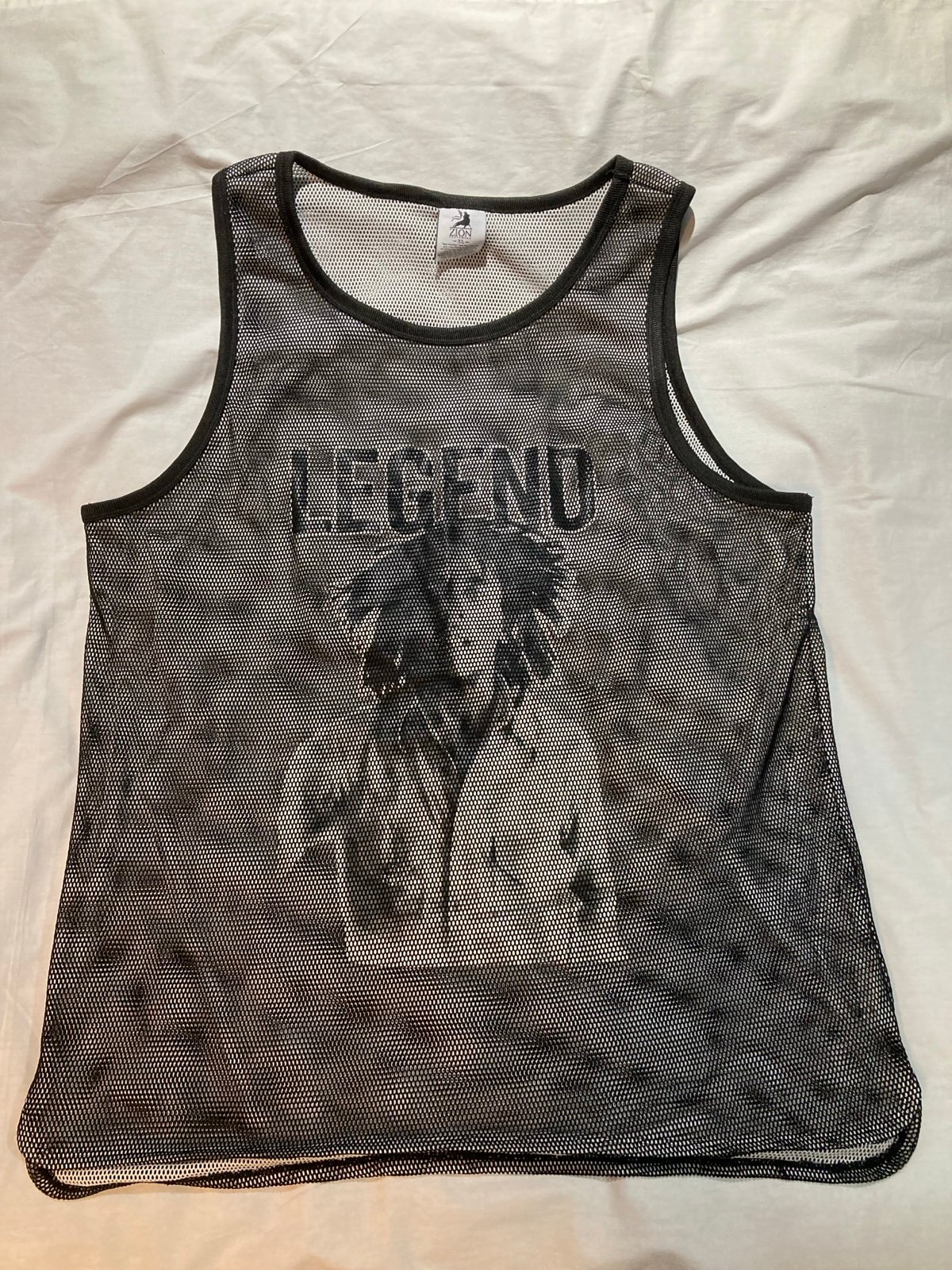 Bob Marley Mesh Tank Top, Men’s size XL, Zion Rootswear brand!