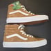 VANS Sk8-Hi PIG SUEDE WOMEN'S SIZE 9.5 TOBACCO BROWN NWT