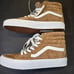 VANS Sk8-Hi PIG SUEDE WOMEN'S SIZE 9.5 TOBACCO BROWN NWT