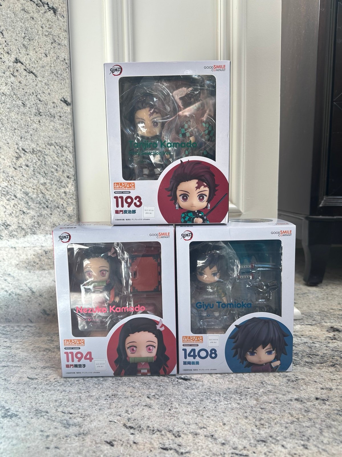 Tanjiro, Nezuko, Giyuu Demon Slayer Nendroif Figure Bundle (NEW & UNOPENED)