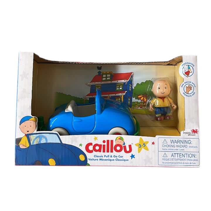 Caillou Classic Pull and Go Car New in Box