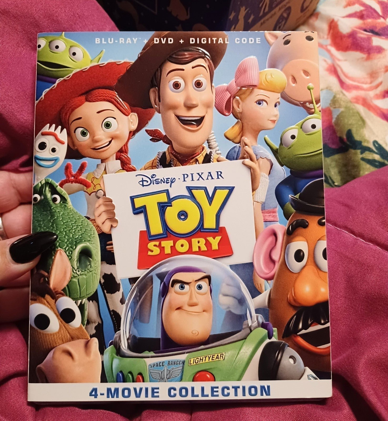 NEW Disney Toy Story 1-4 Blu-Ray+Dvd+Digital Code