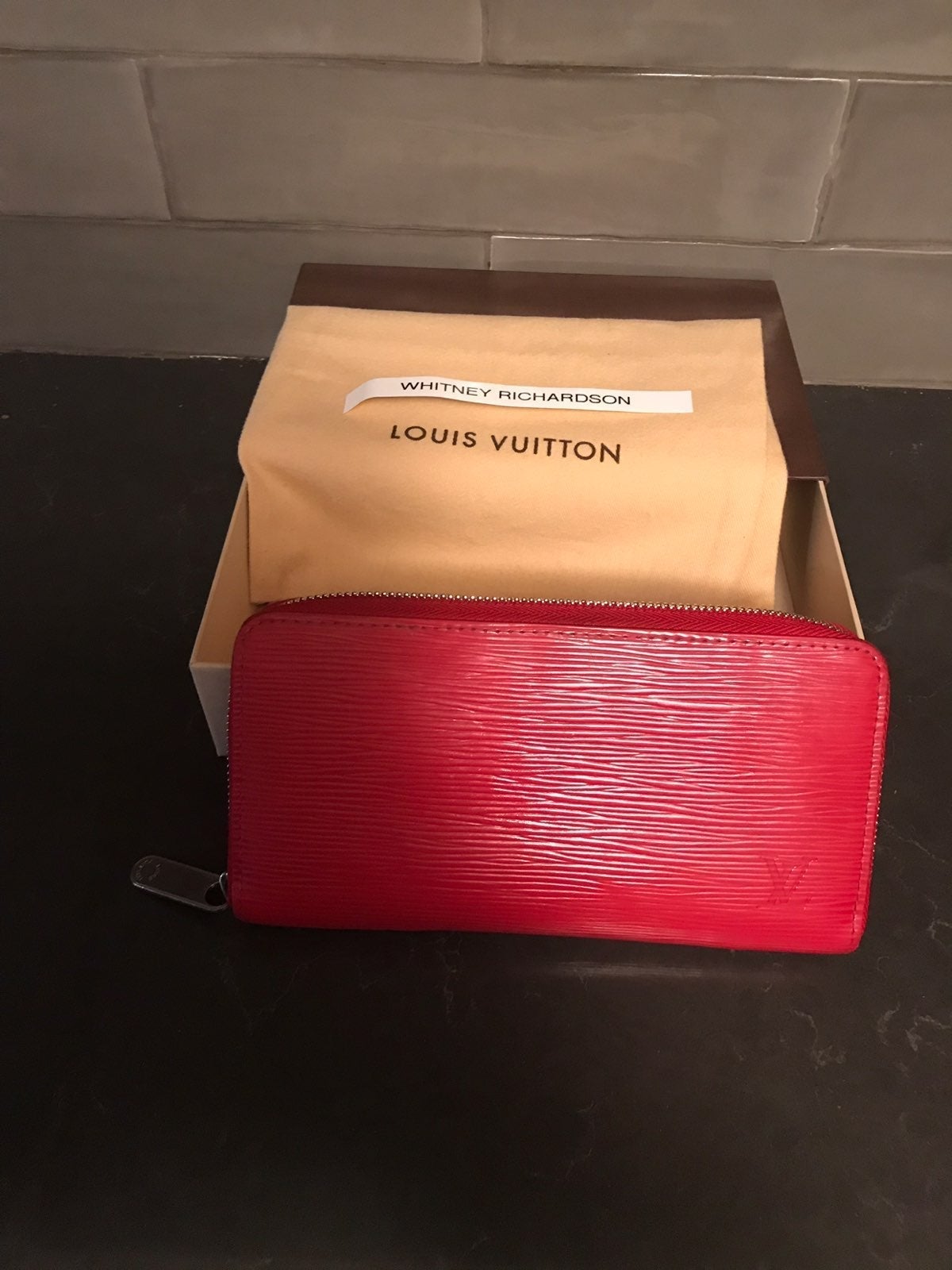 Red Epi Zippy Wallet