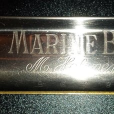 Antique 1960s Hohner Marine Band harmonica