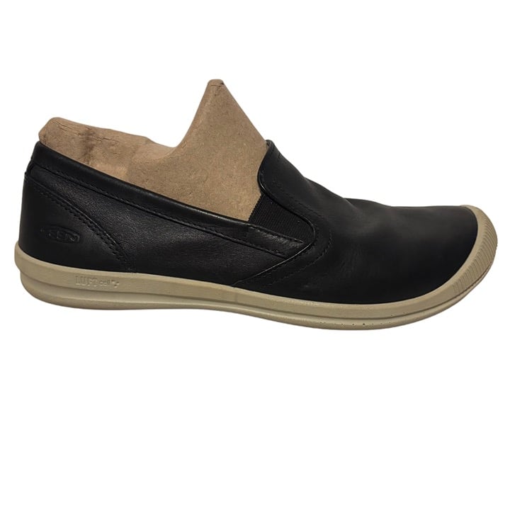 Women’s Keen Lorelai 1020498 Sliip-On Leather Shoes in Black Sz 9.5