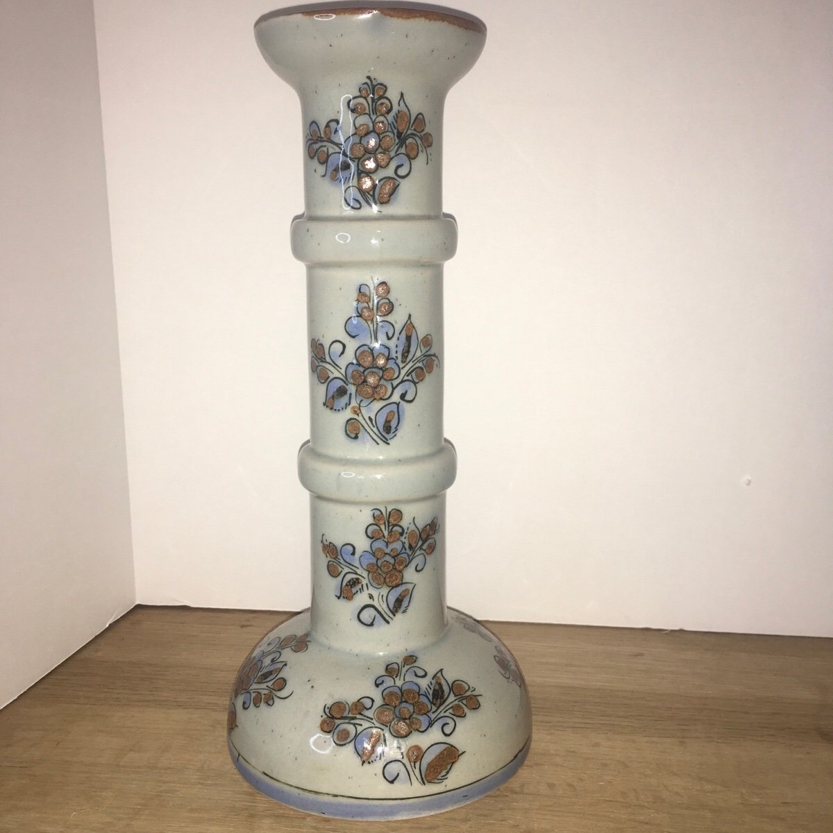 Vintage Ken Edwards El Palomar Mexican Pottery 11.5” Candlestick