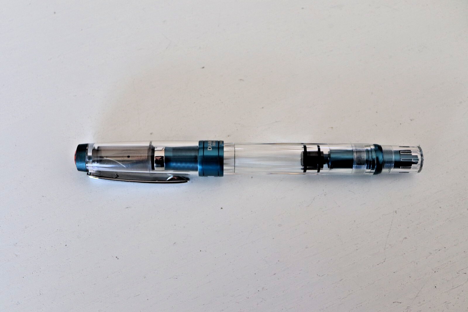 TWSBI Diamond 580 ALR Prussian Blue Medium Nib Fountain Pen, Gently Used