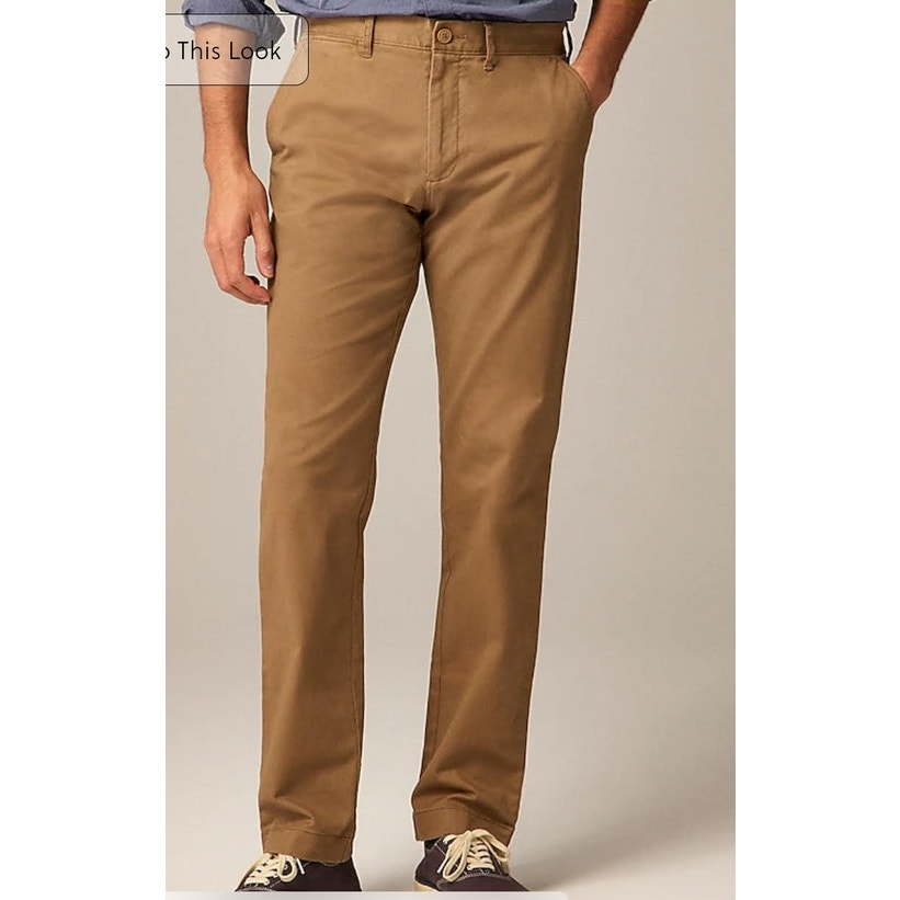NWT J. Crew 770™ Straight-fit Stretch Chino Pant Dark Tan 31/38