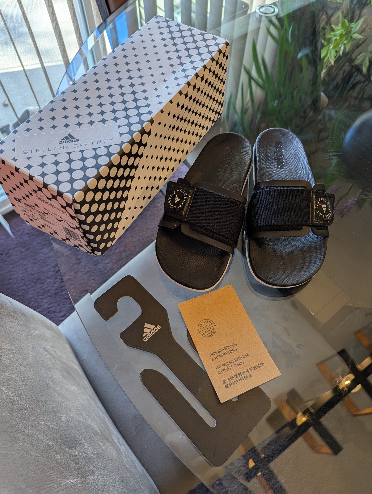 【送料&関税込】Stella McCartney Chain Sliders Adidas Stella McCartney Sliders