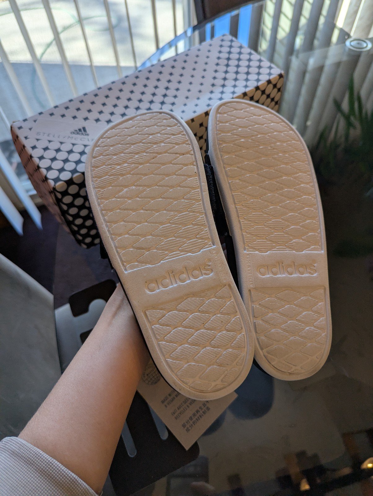 【送料&関税込】Stella McCartney Chain Sliders Adidas Stella McCartney Sliders