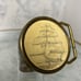 Vintage Faux Scrimshaw Nautical Sailboat Solid Brass Barlow Belt Buckle