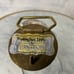 Vintage Faux Scrimshaw Nautical Sailboat Solid Brass Barlow Belt Buckle
