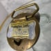 Vintage Faux Scrimshaw Nautical Sailboat Solid Brass Barlow Belt Buckle