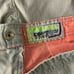 Vintage 80s Quiksliver Double Side Cotton Shorts 28 Blue Neon Pink