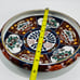 Vintage Gold Imari Japanese Porcelain Console Bowl 9.5”