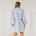 SOVERE Vive Cut Out Smock Mini Dress - Powder Blue NWT Women Dress Size S