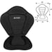 Leader Accessories Black Deluxe Kayak Seat Boat Seat SUP Seat Canoe Seat(Black)