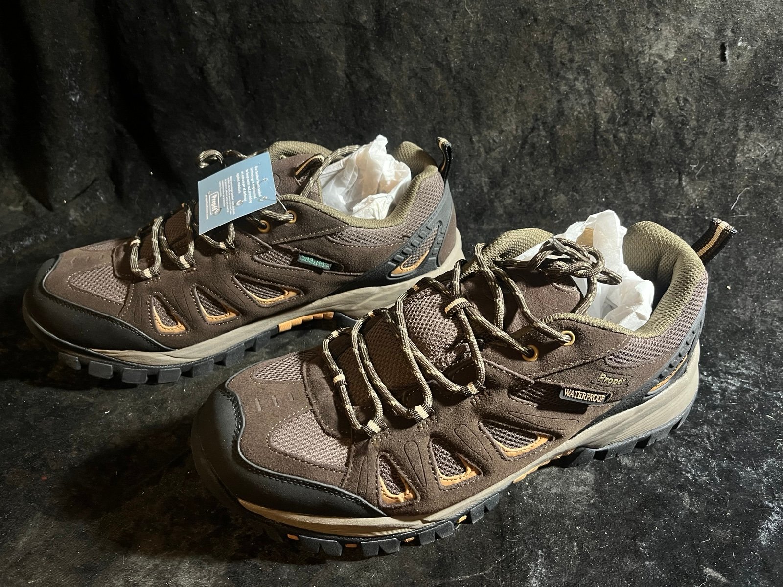 Propet Ridge Walker Low Hiking Mens Brown Sneakers Size 13