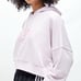 Adidas Light Pink '80s Cropped Hoodie size Small
