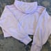 Adidas Light Pink '80s Cropped Hoodie size Small