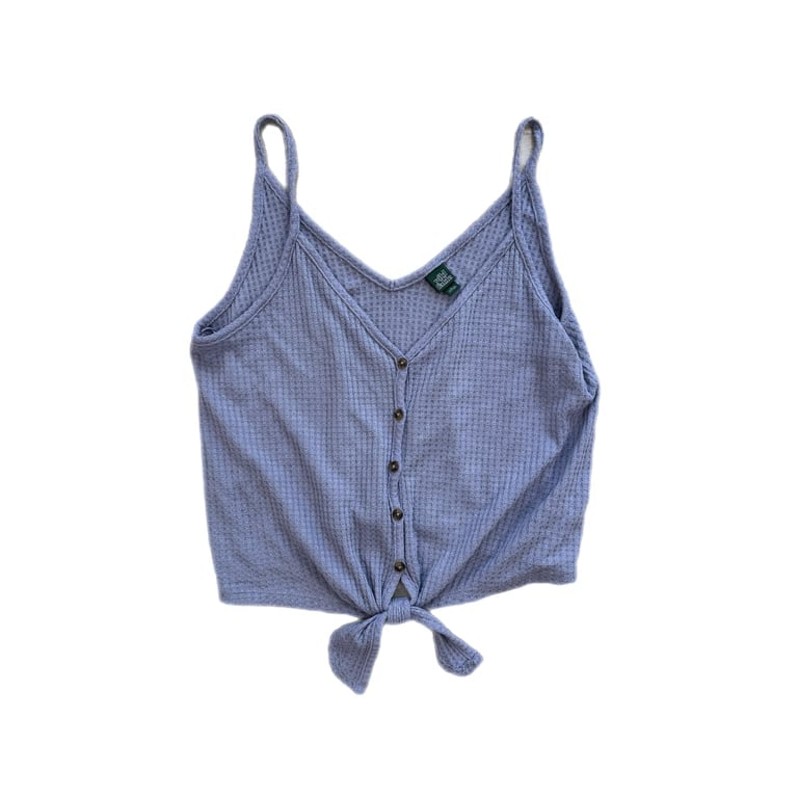 Wild Fable Lavender Purple Waffle Knit Cropped Tank Top