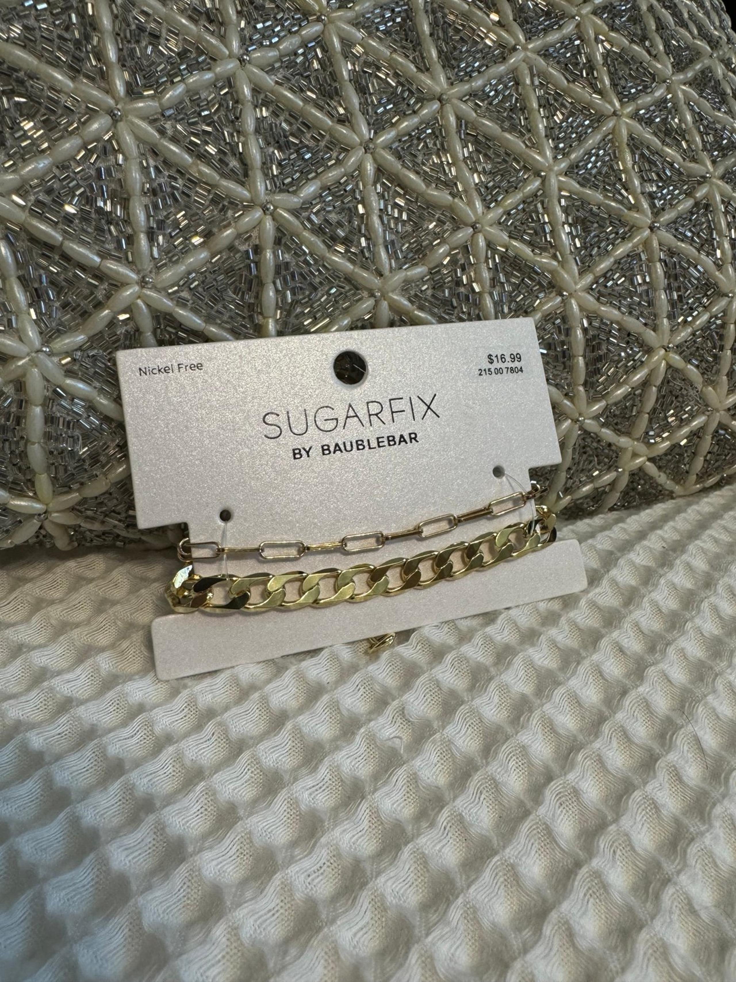 Gold bracelet  sugar fix by Bauble Bear