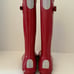 Hunter Waterproof Ruber Rain Boots Red Kids Size 4 Boys/5 Girls
