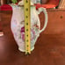 Lovely Antique Austria Karlsbad Floral Ceramic Lidded Tankard/Pitcher