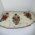 Max Studios Christmas Tree Skirt 52 Lined Nutcracker Holly Snowflakes Metallic