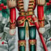 Max Studios Christmas Tree Skirt 52 Lined Nutcracker Holly Snowflakes Metallic