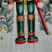 Max Studios Christmas Tree Skirt 52 Lined Nutcracker Holly Snowflakes Metallic