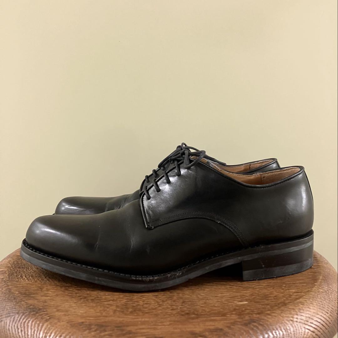 【WALTER STEIGER】BLACK PLAIN DERBY SHOES WALTER STEIGER Black Plain Derby Shoes Loafers
