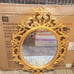 StyleWell Kids Medium Vintage Oval Framed Gold Mirror (23 in. W x 31 in. H)