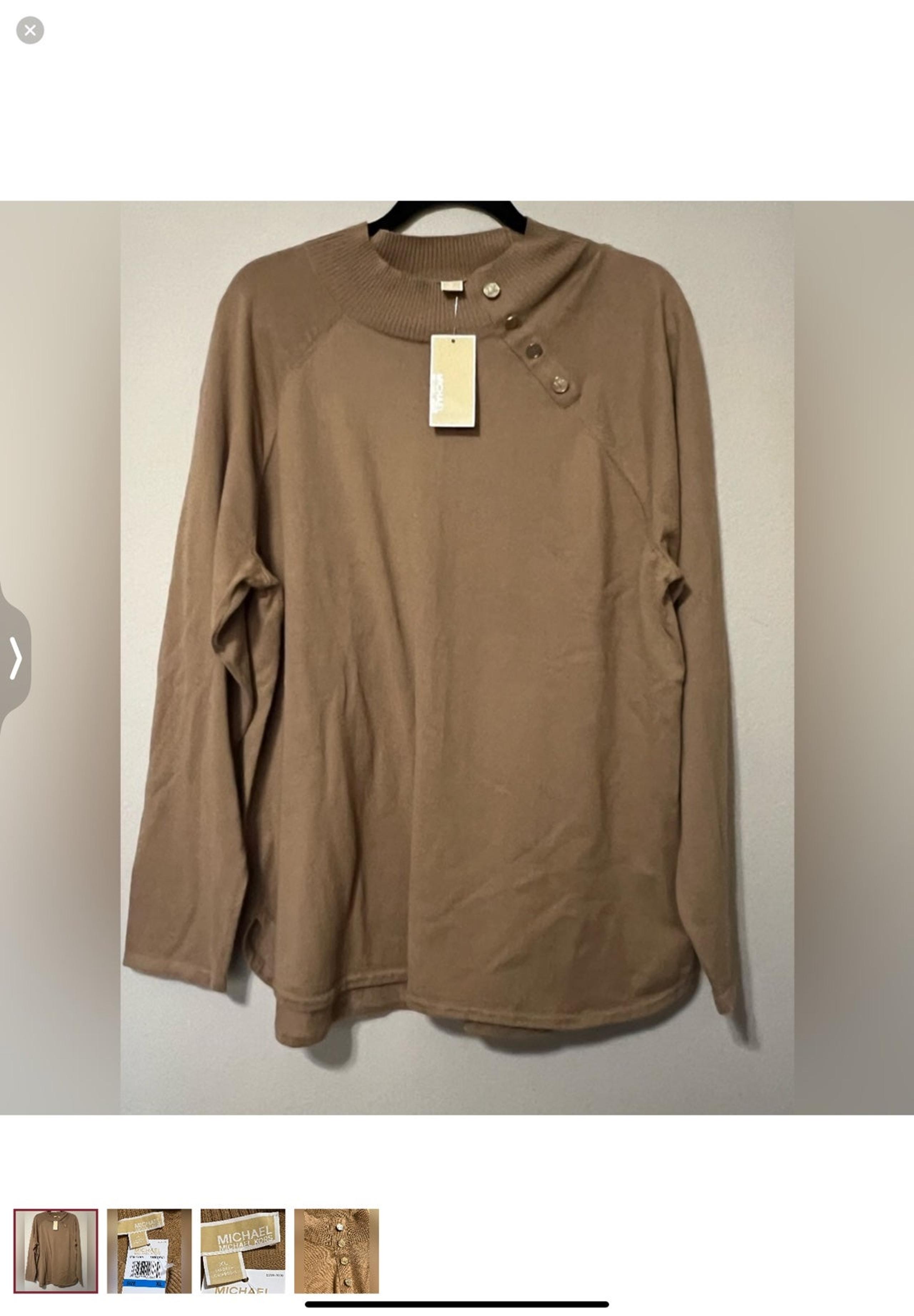 G - Michael Kors Browm Knit Top