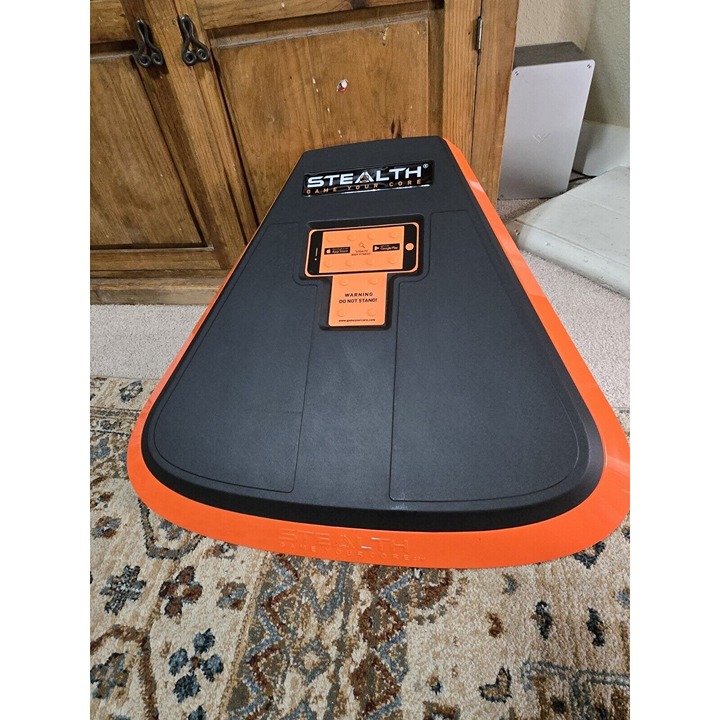 Stealth Core Deluxe Trainer - Video Game Fitness Larger Planking Platform ORANGE