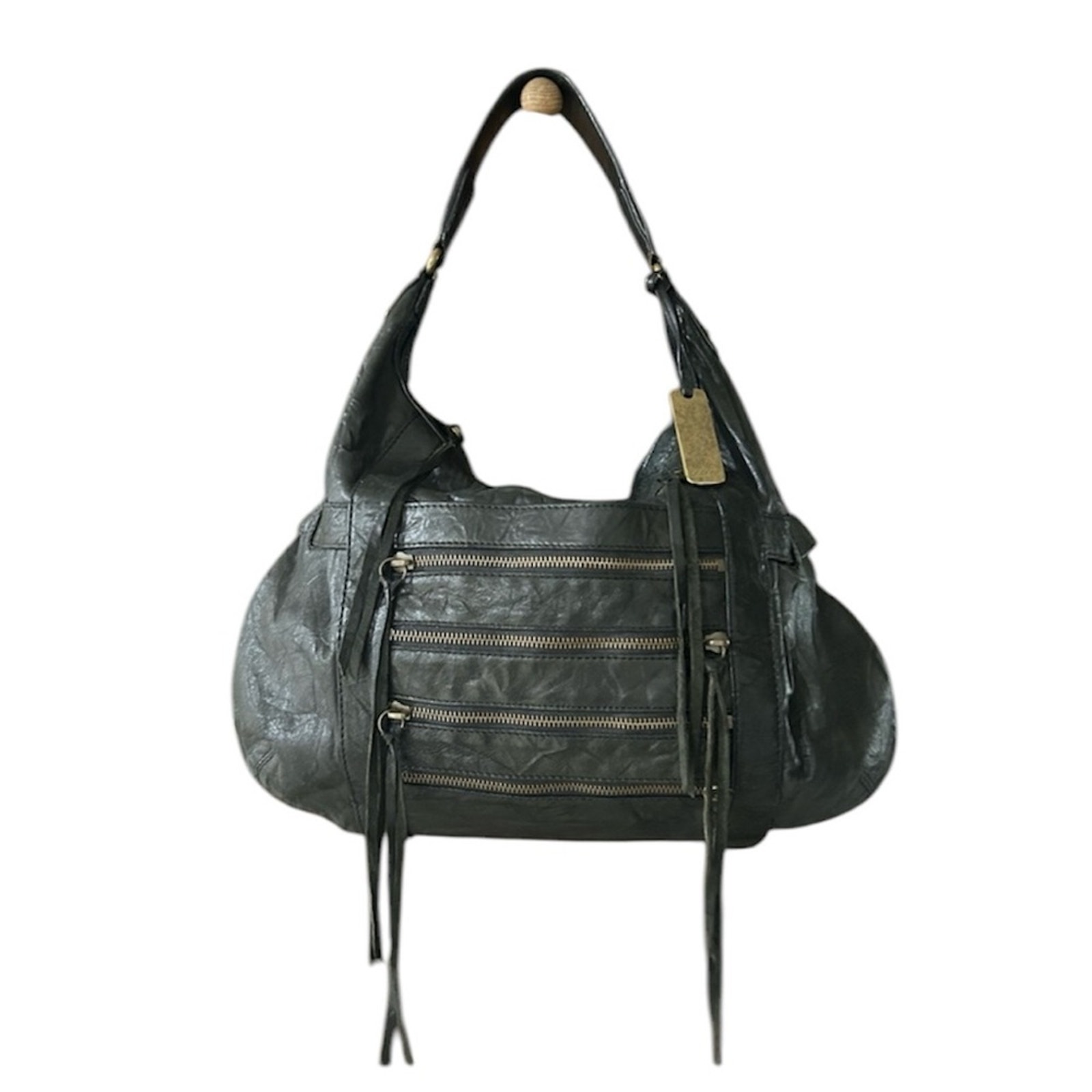 Botkier black leather western style Bag