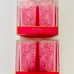 NEW IN BOX! Lilly Pulitzer SET OF 4 Acrylic Hi-ball glasses featured in heart &