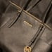 Michael Kors Black Polly Nylon/Leather Tote Bag