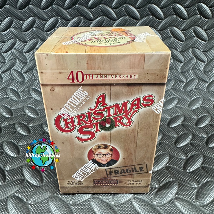 2024 CRYPTOZOIC MARQUEE A CHRISTMAS STORY 40TH ANNIVERSARY SEALED BOX w/18-PACKS